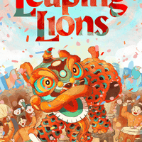 Leaping Lions